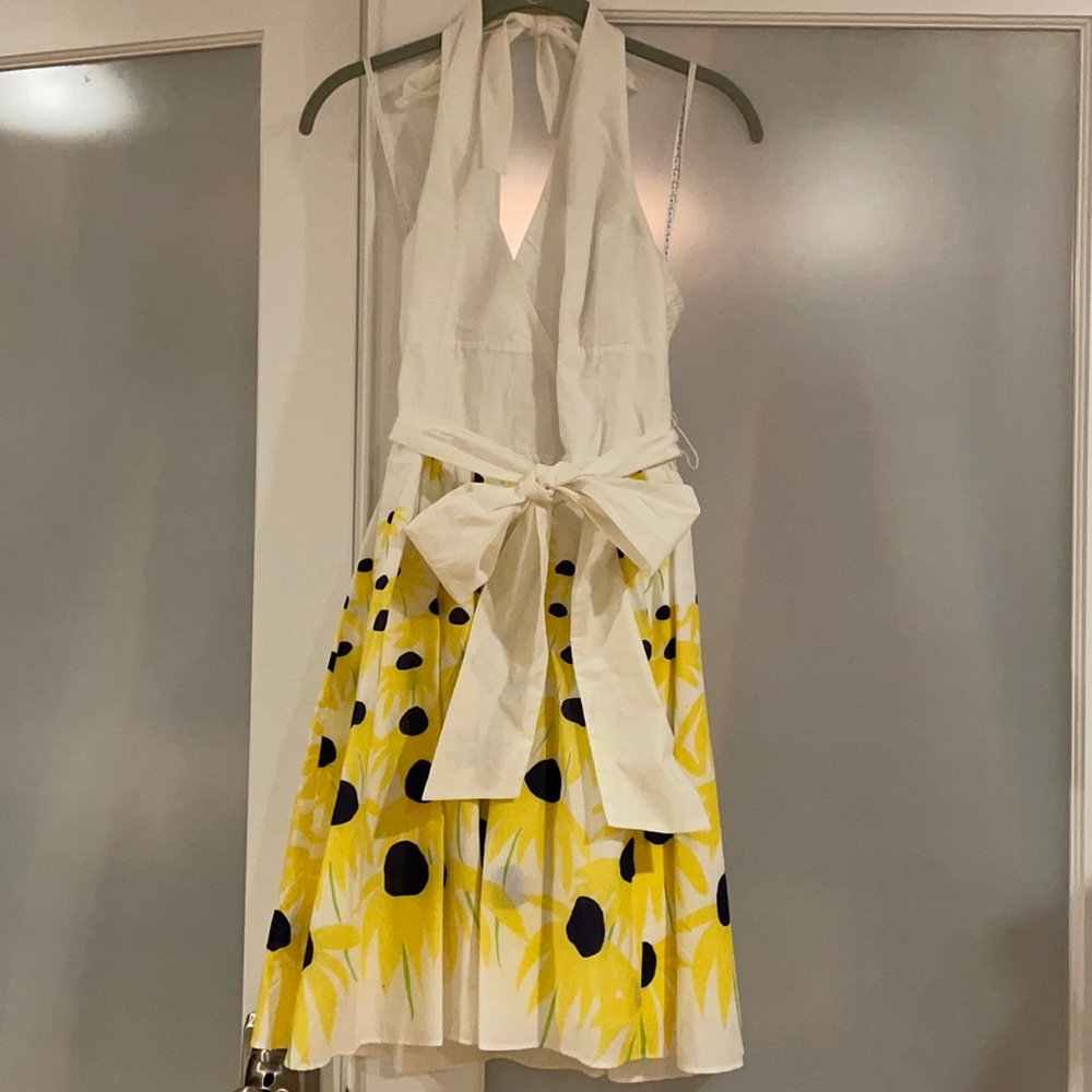 Lilly Pulitzer Danamarie sunflower halter dress